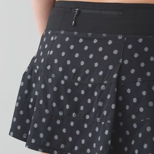 Lululemon Pace Rival Poka Dot Skirt-Size 2